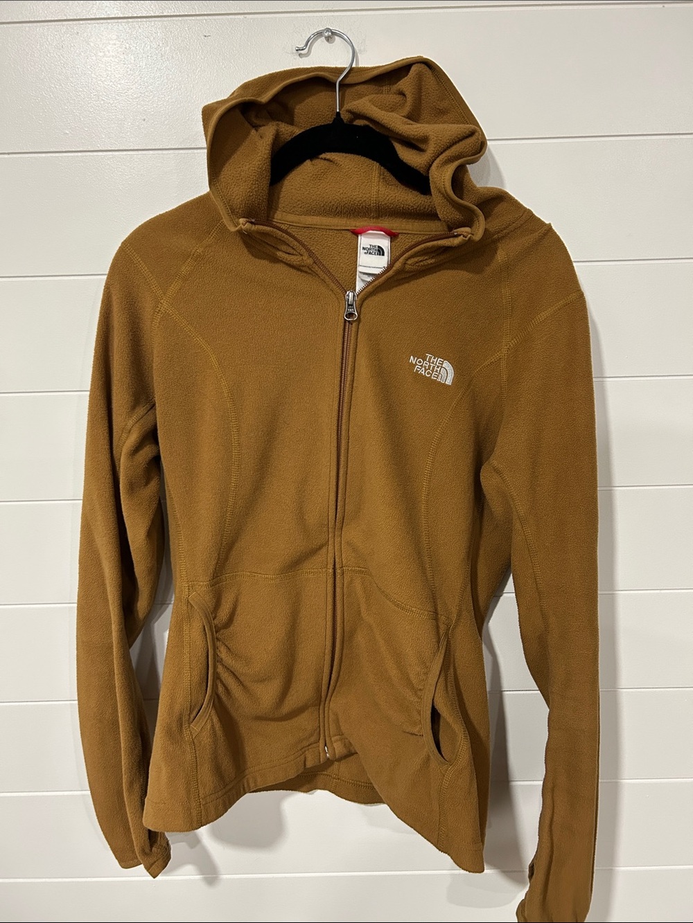 The North Face Women's Brown Full-Zip Fleece Hoodie
